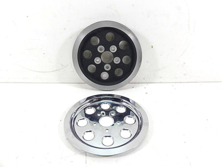 1997 Harley Sportster XL1200 C Rear Belt Pulley 61T + Chrome Cover 40246-91 {{ shop.shopifyCountryName }} - Mototech271