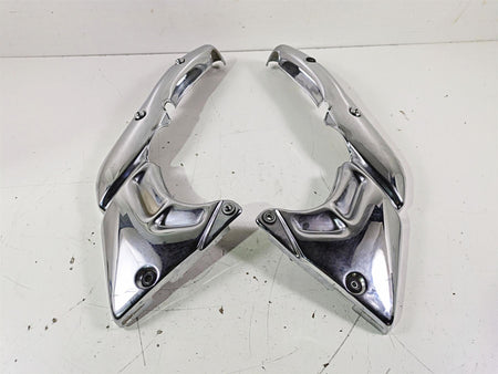 1998 Moto Guzzi California 1100 EV Rear Side Chrome Cover Fairing Set GU03467300 {{ shop.shopifyCountryName }} - Mototech271