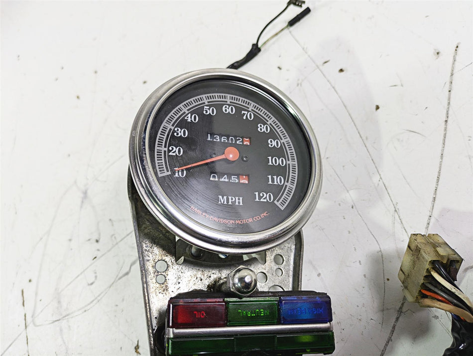 1992 Harley FLSTC Softail Heritage Speedometer Ignition Switch Set -Vin 67011-91 {{ shop.shopifyCountryName }} - Mototech271