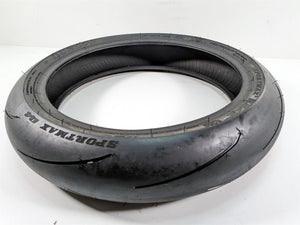 Used Front Motorcycle Tire Dunlop Sportmax Q4 120/70R17 45233176