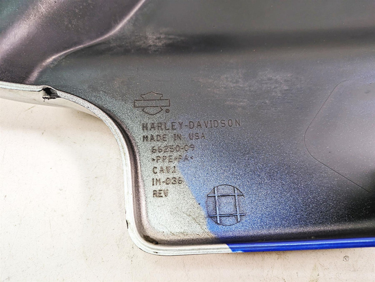 2010 Harley Touring FLHTCU Electra Glide Side Covers Flame Blue Pearl 66048-09A {{ shop.shopifyCountryName }} - Mototech271