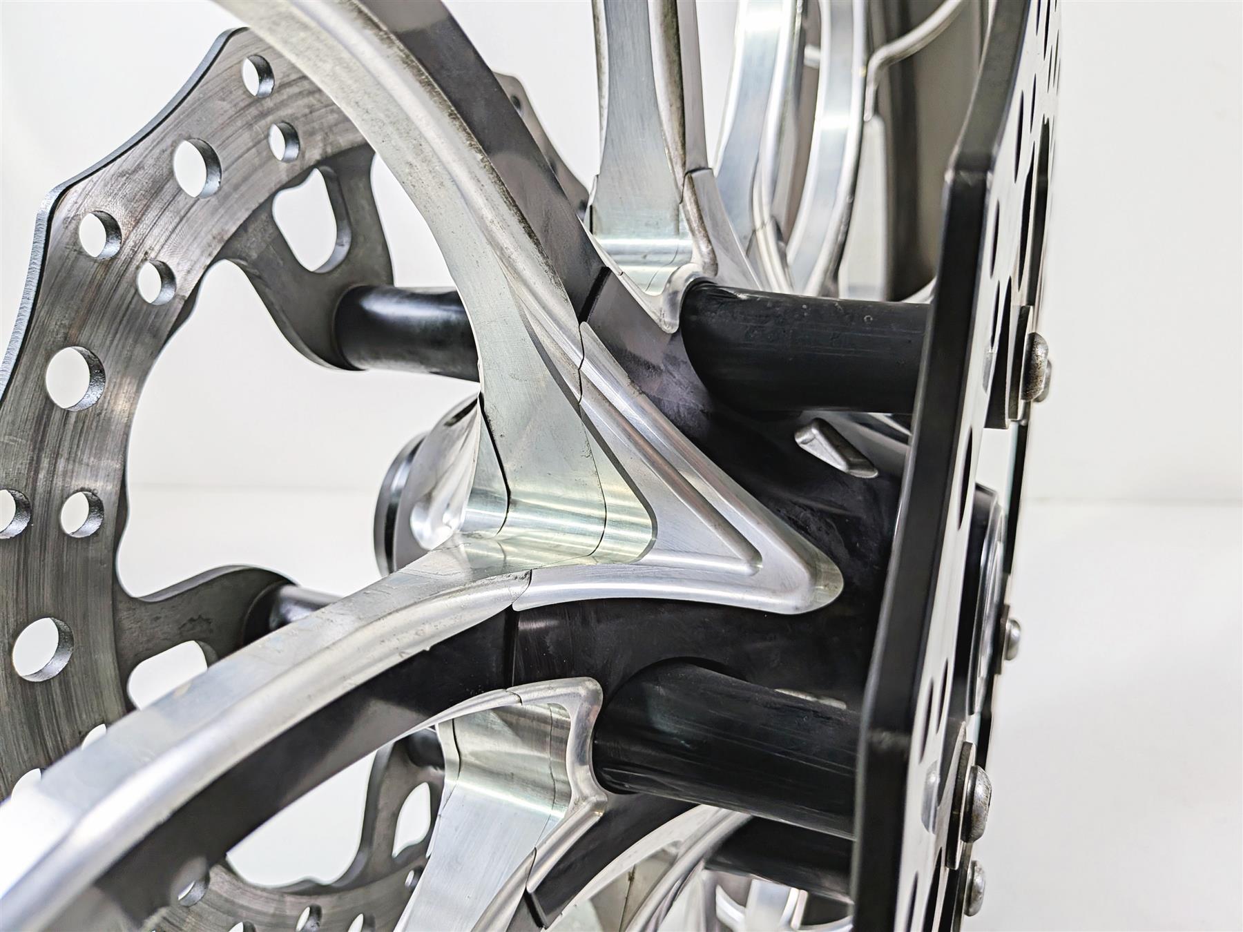 2017 Harley Touring FLHXS Street Glide Arlen Ness 21x3.5 Drift Front Wheel Rim & Rotors 71-568 {{ shop.shopifyCountryName }} - Mototech271