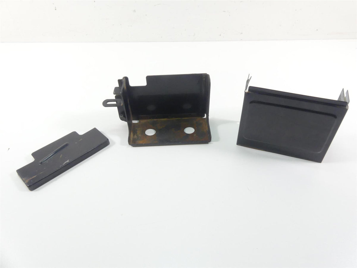 1999 Harley Dyna FXDS Convertible Battery Tray Holder Carrier + Cover 66375-97 {{ shop.shopifyCountryName }} - Mototech271