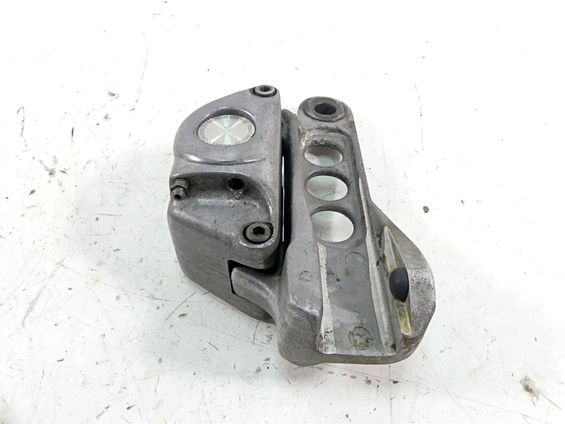 1979 Harley Sportster XLS1000 Roadster Rear Brake Caliper & Bracket 44187-77 {{ shop.shopifyCountryName }} - Mototech271