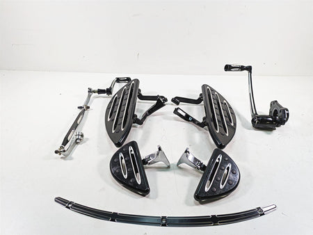 2019 Harley Touring FLHX Street Glide CNC Cut Front Rear Floor Board Pedal Set {{ shop.shopifyCountryName }} - Mototech271