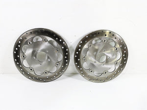 2015 Harley FXDF Dyna Fat Bob Front Brake Rotor Disc Set 46717-10