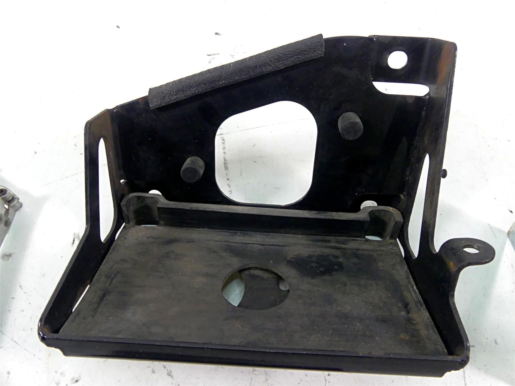 1997 Harley Sportster XL1200 C Battery Tray Holder Box + Chrome Covers 66194-49A {{ shop.shopifyCountryName }} - Mototech271