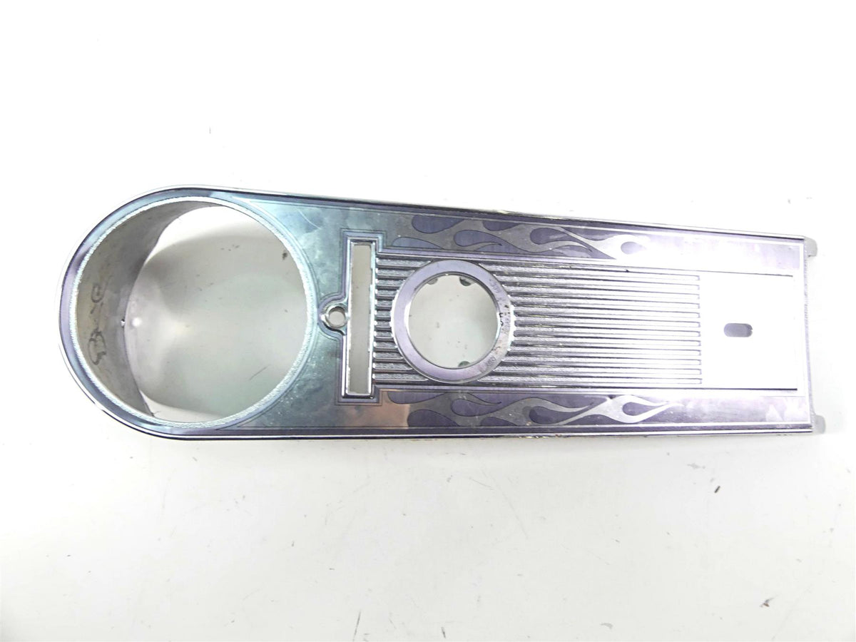 2007 Harley Touring FLHRC Road King Fuel Tank Dash Console Flames 60960-99 {{ shop.shopifyCountryName }} - Mototech271