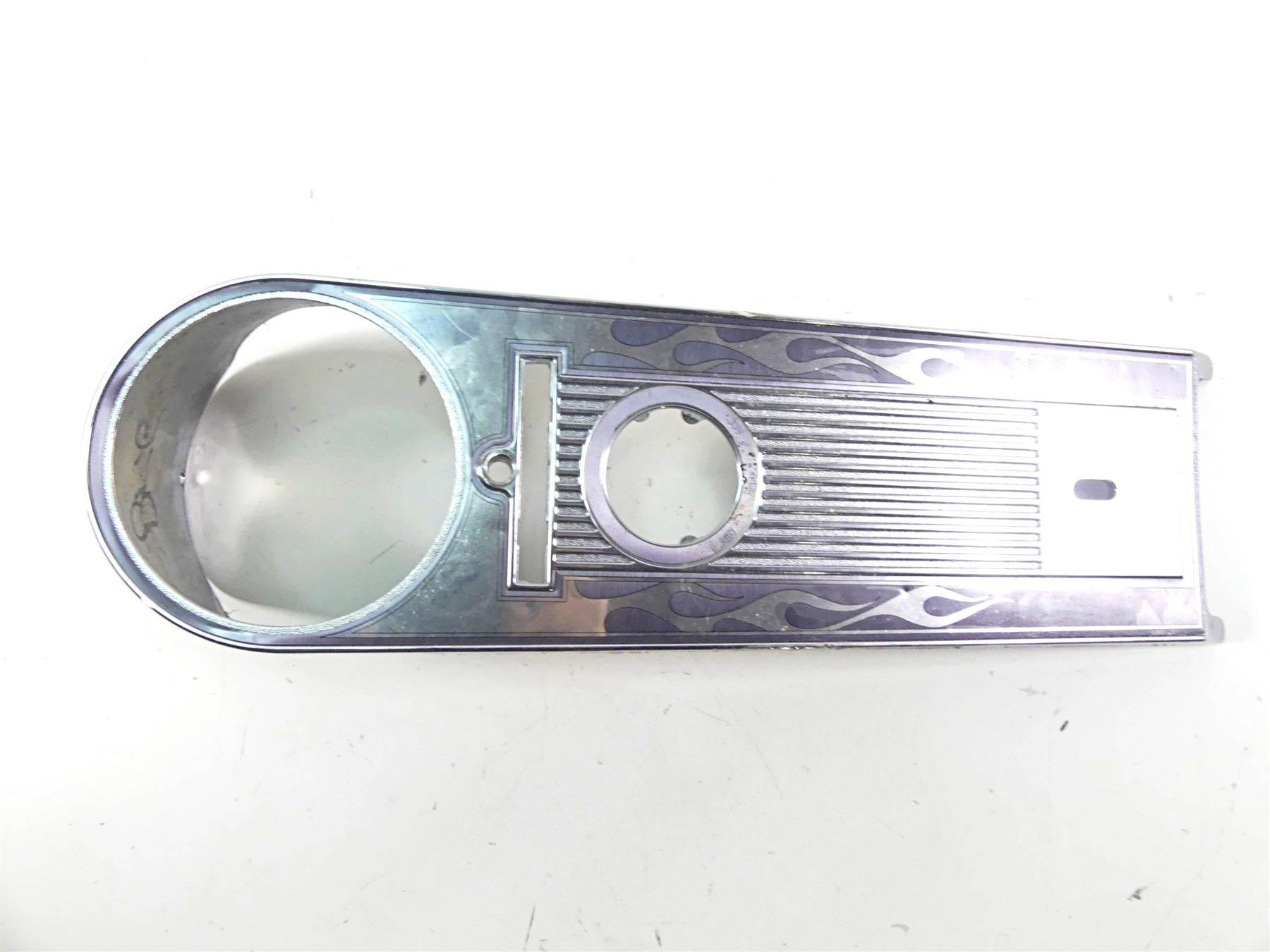 2007 Harley Touring FLHRC Road King Fuel Tank Dash Console Flames 60960-99 {{ shop.shopifyCountryName }} - Mototech271