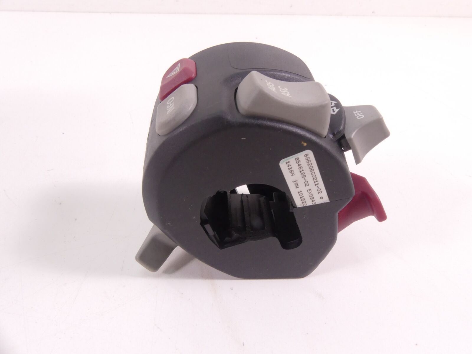 2013 BMW F800GS K72 Left Hand Control Switch Info Light ABS ASC 61318546185 {{ shop.shopifyCountryName }} - Mototech271