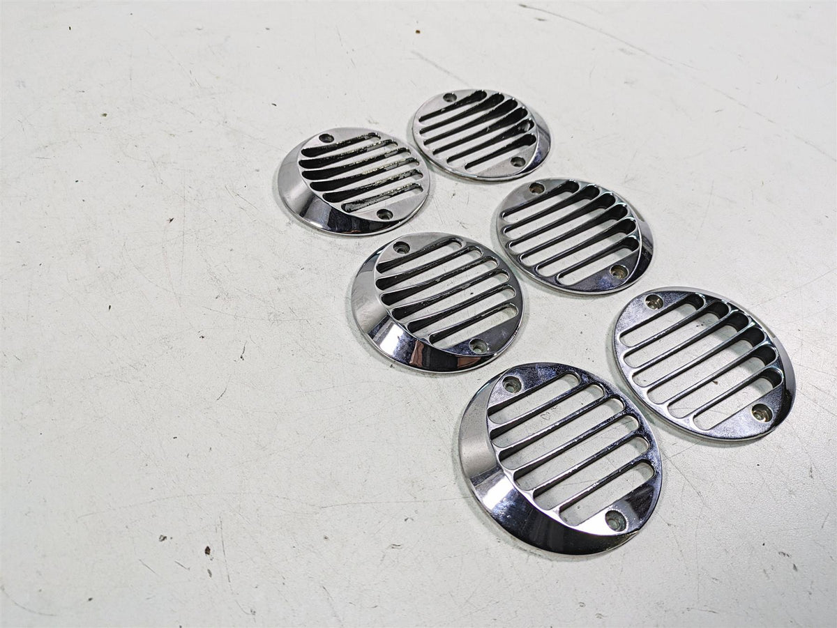 1999 Harley Touring FLHTC Electra Glide Front Rear Blinker Chrome Cover Set {{ shop.shopifyCountryName }} - Mototech271