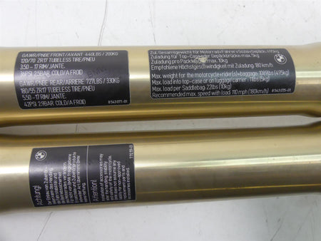2017 BMW R1200RT K52 Front Lower Fork Tube Slider Set 31428566545 31428566546 {{ shop.shopifyCountryName }} - Mototech271