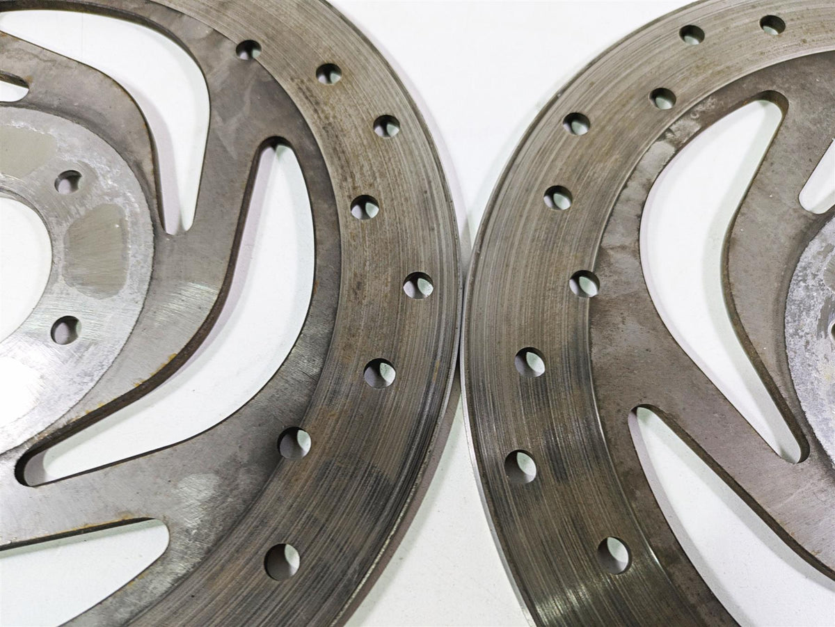 2009 Harley XR1200 Sportster Straight Front Brake Rotor Disc Set 41820-08 {{ shop.shopifyCountryName }} - Mototech271