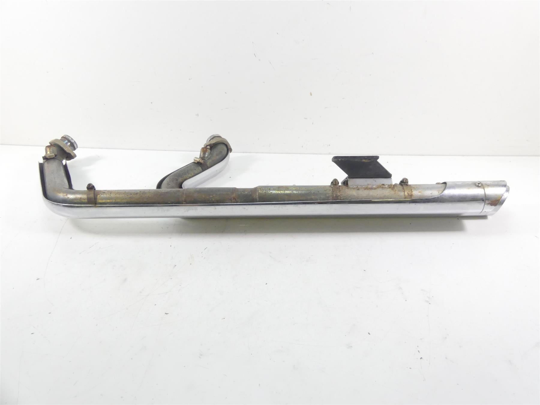 2002 Harley Softail FXSTDI Deuce Vance Hines Big Shots Staggered Exhaust 47339 {{ shop.shopifyCountryName }} - Mototech271