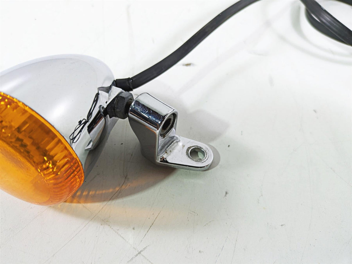 2012 Harley FLD Dyna Switchback Chrome Front Turn Signal Blinker Set 68972-00 {{ shop.shopifyCountryName }} - Mototech271