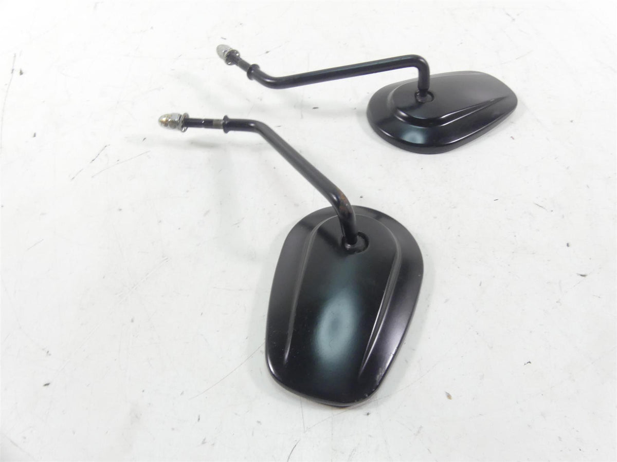 2009 Harley FXDF Dyna Fat Bob Rear Black View Mirror Set -Read 91909-03 91910-03 {{ shop.shopifyCountryName }} - Mototech271