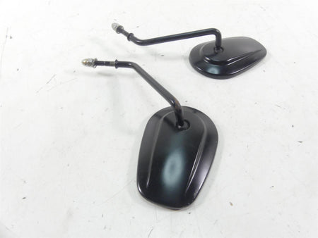 2009 Harley FXDF Dyna Fat Bob Rear Black View Mirror Set -Read 91909-03 91910-03 {{ shop.shopifyCountryName }} - Mototech271