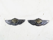Load image into Gallery viewer, 2003 Harley Softail FXSTDI Deuce 100th Fuel Tank Emblem Set 62236-03 62237-03 | Mototech271
