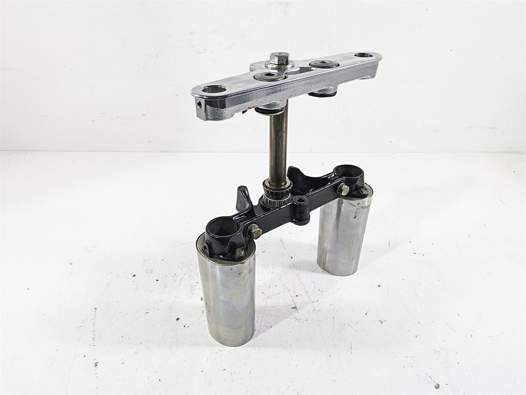 2002 Harley FLSTC Softail Heritage Upper Lower Triple Tree Set 45605-00A {{ shop.shopifyCountryName }} - Mototech271