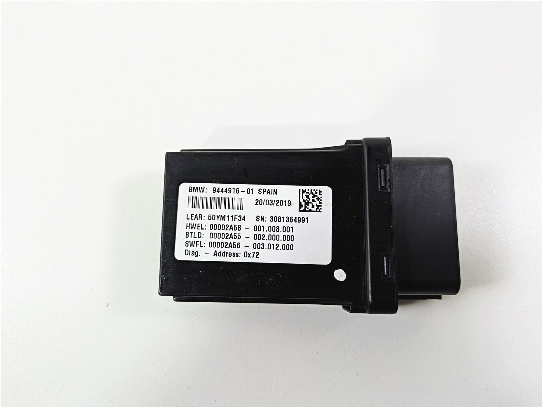 2019 BMW R1250RT K52 General Module Unit Ecu Light 61357108182 61355B52A69 {{ shop.shopifyCountryName }} - Mototech271