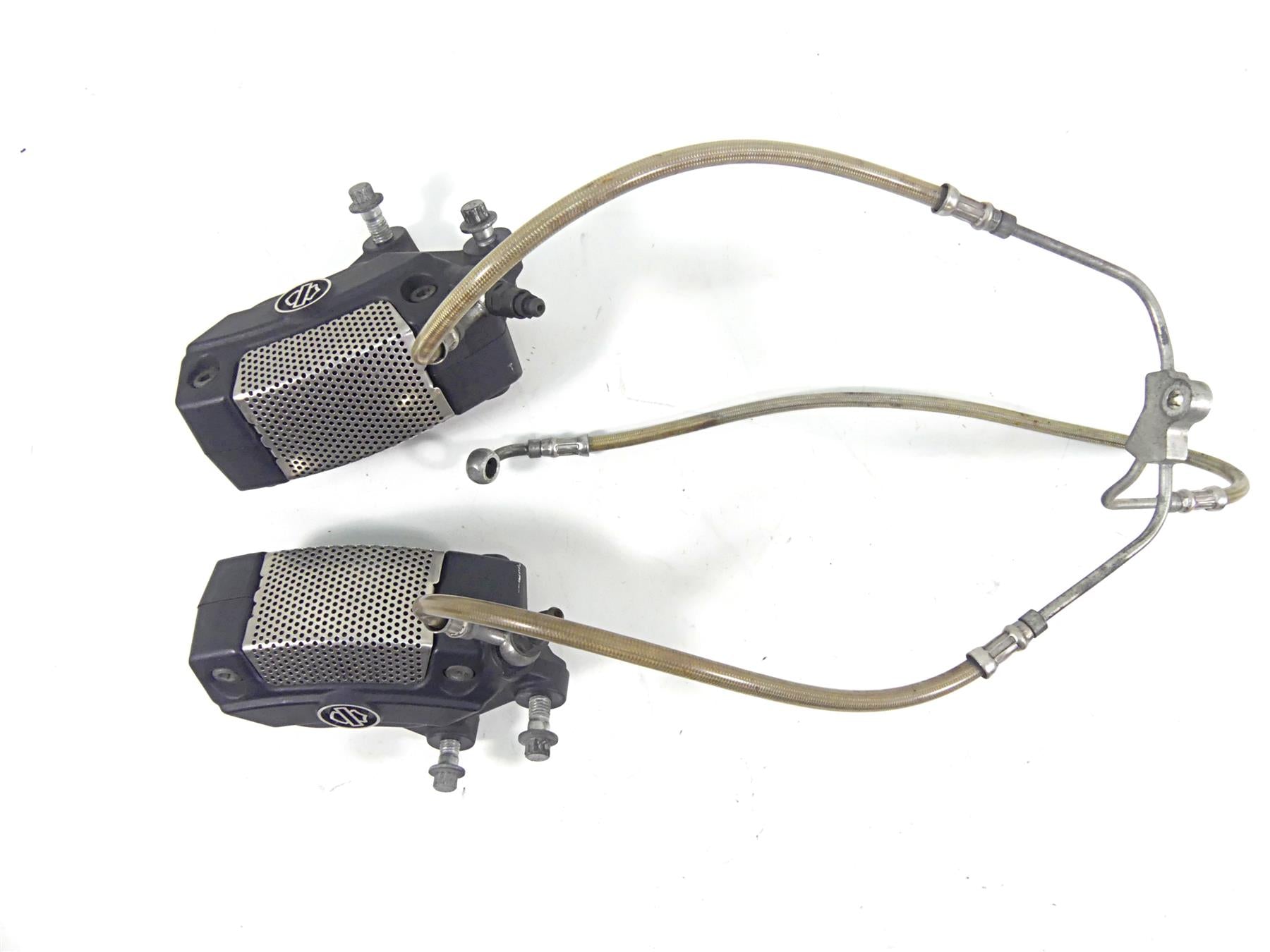 2013 Harley VRSCF Muscle Vrod Front Brake Caliper Set + Lines 44731-08 44732-08 {{ shop.shopifyCountryName }} - Mototech271