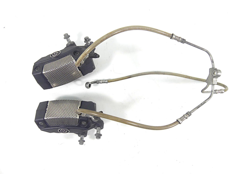 2013 Harley VRSCF Muscle Vrod Front Brake Caliper Set + Lines 44731-08 44732-08 {{ shop.shopifyCountryName }} - Mototech271