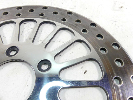 2002 Harley Touring FLHTC Electra Glide Front Chrome Brake Rotor Disc Set {{ shop.shopifyCountryName }} - Mototech271