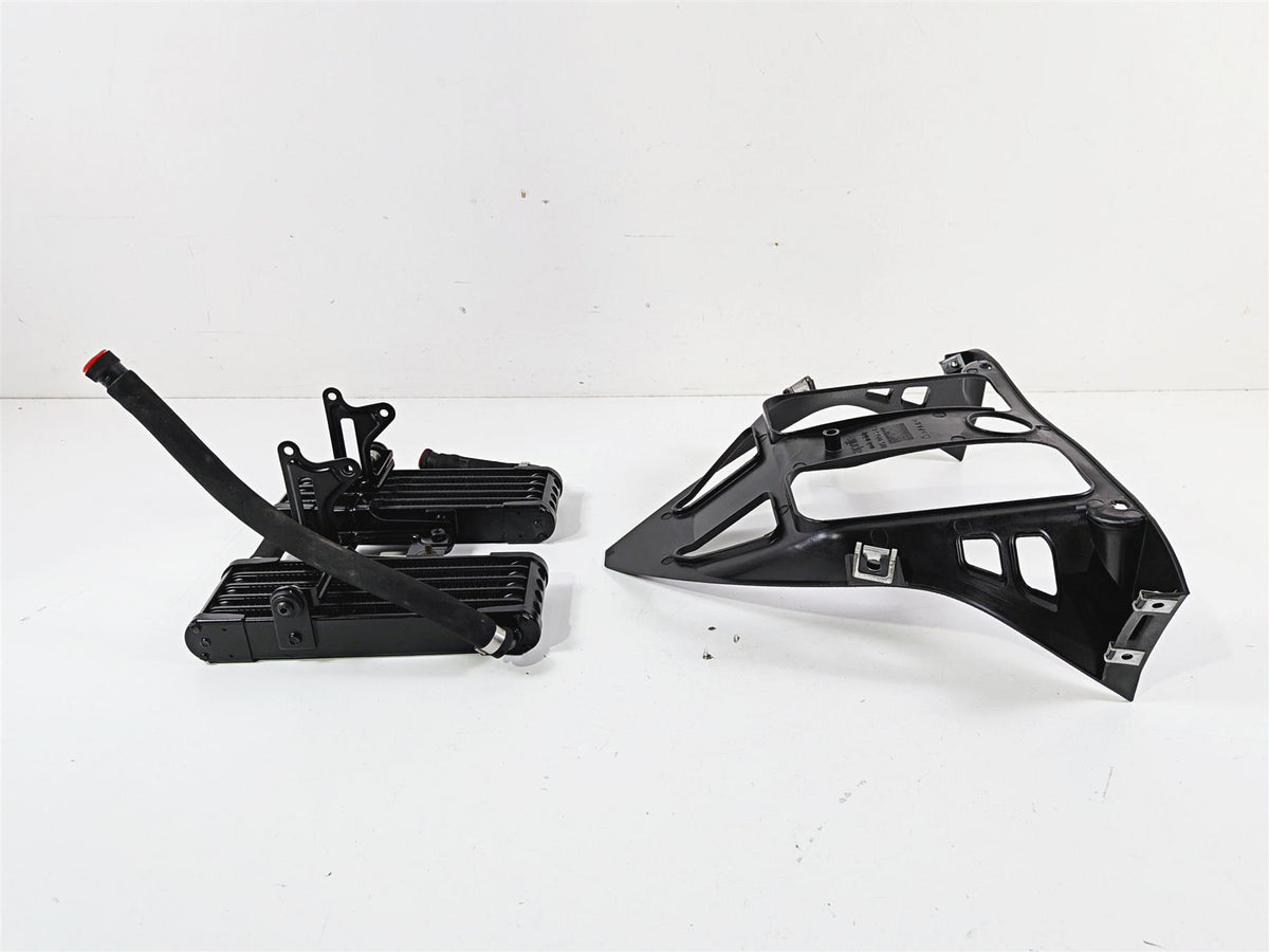2008 Aprilia RSVR 1000 Factory Oil Cooler & Lines & Cover AP8104341 AP8104452 {{ shop.shopifyCountryName }} - Mototech271