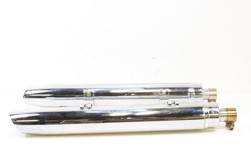 2018 Indian Roadmaster Oem Exhaust Pipe Chrome Muffler Set 1262460 1262459 | Mototech271