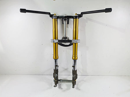 2005 Kawasaki ZX12R Ninja Full Front End Fork Leg Triple Tree Set 44075-0017 {{ shop.shopifyCountryName }} - Mototech271