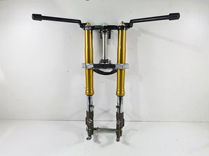 2005 Kawasaki ZX12R Ninja Full Front End Fork Leg Triple Tree Set 44075-0017 | Mototech271