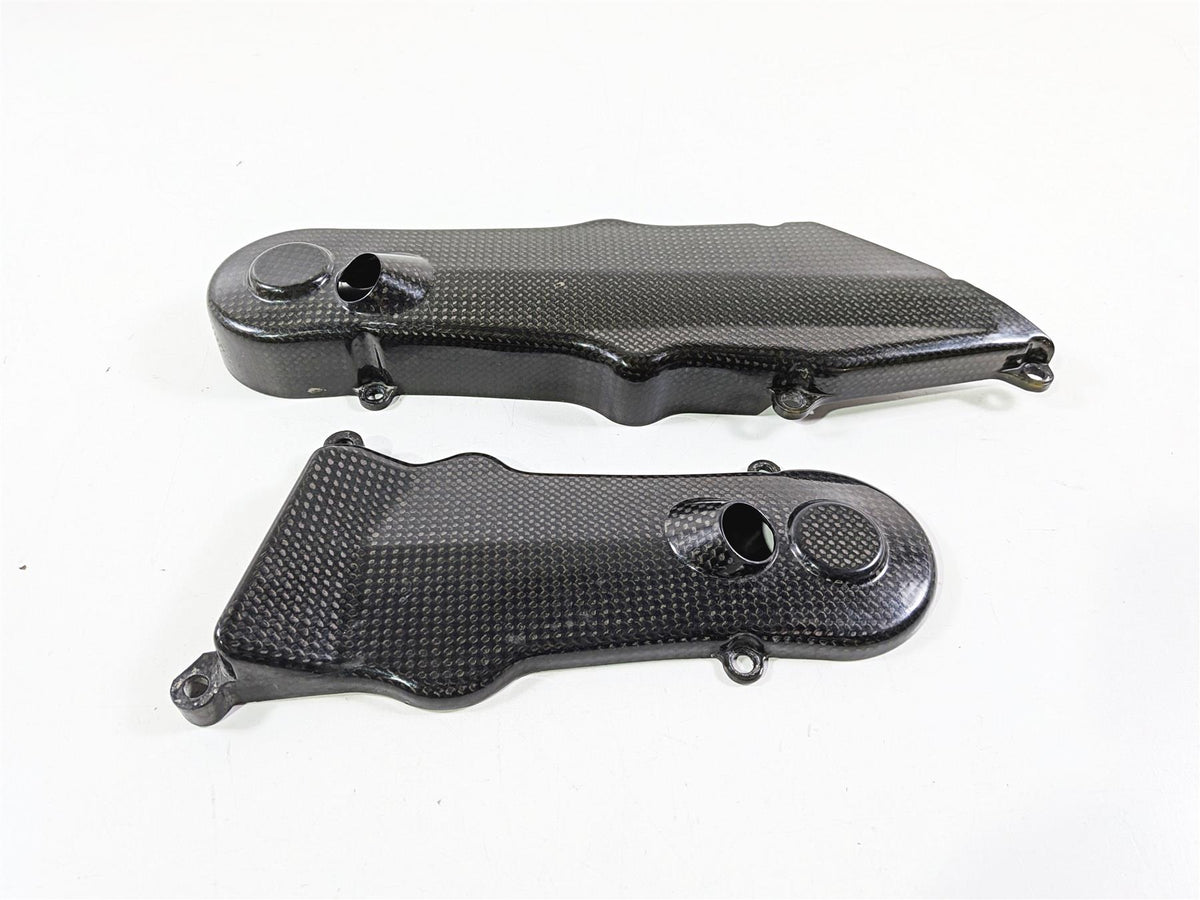 2009 Ducati Hypermotard 1100 S Carbon Fiber Timing Belt Cover 24510851A 24510861-Mototech271