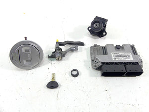 2009 BMW R1200 GS K25 Cdi Ecu Ecm Engine Control Ignition Switch Key Set 7719873