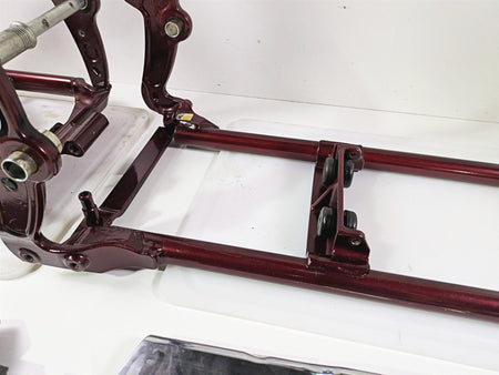 2008 Harley FXCWC Softail Rocker Frame Chassis + Swingarm Red Pearl With Salvage Texas Title 47167-08COZ {{ shop.shopifyCountryName }} - Mototech271