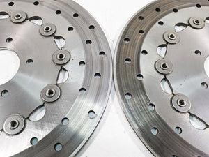 2009 Harley FXDF Dyna Fat Bob Sunstar Front Brake Rotor Disc Set 42040-06 | Mototech271