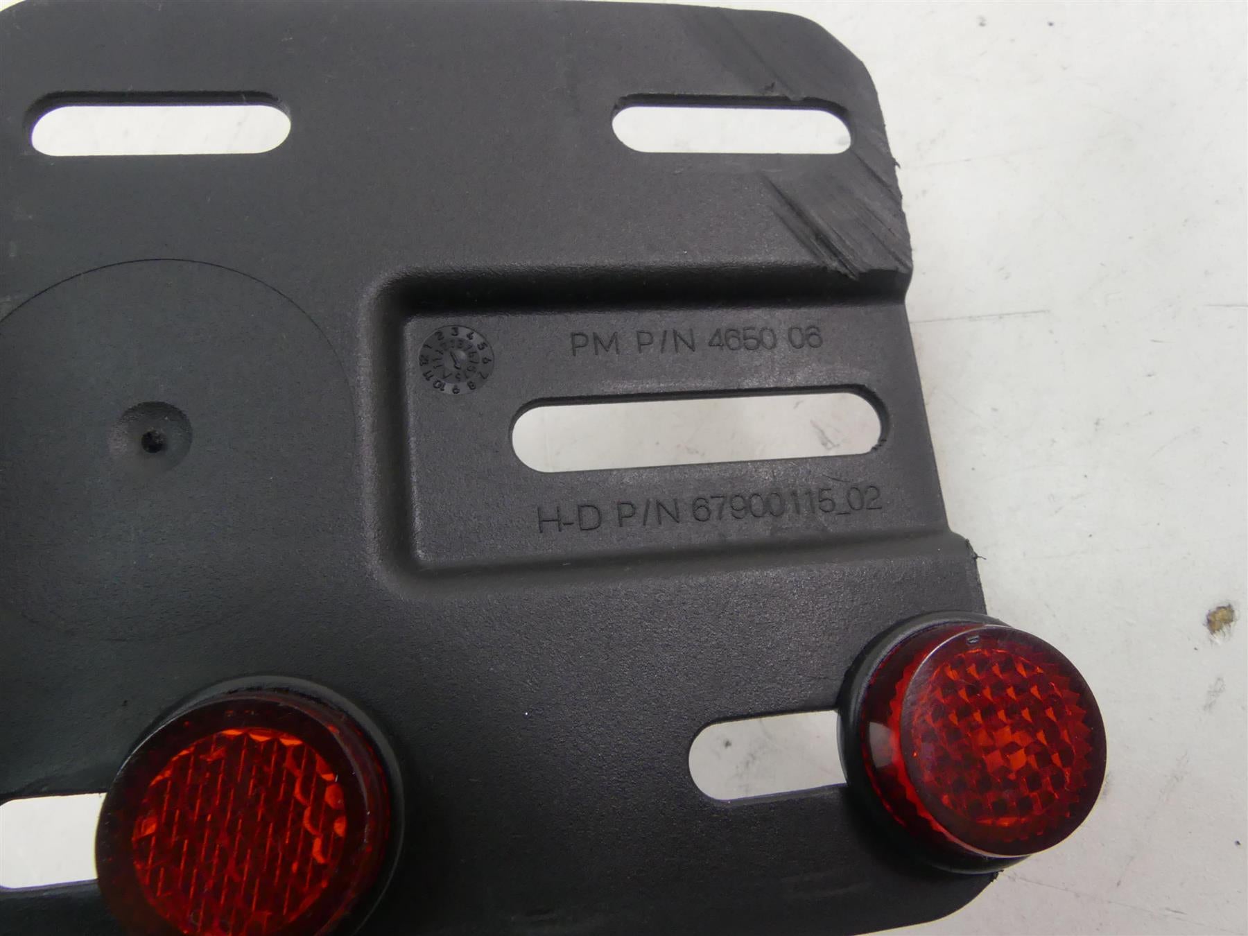 2019 Harley Softail FXBB Street Bob Side License Plate Holder Mount 67900115 {{ shop.shopifyCountryName }} - Mototech271