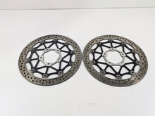 Load image into Gallery viewer, 2016 Kawasaki ZX10R Ninja Brembo Front Brake Disc Rotor Set 41080-0648-18U
