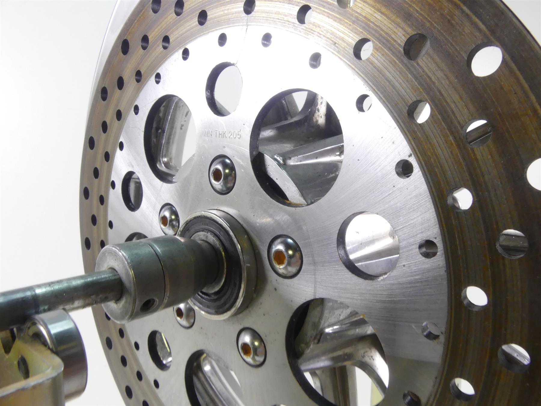 1997 Harley Dyna FXDS Super Glide Conv Straight Rear Wheel Rim 16x3 41012-96 {{ shop.shopifyCountryName }} - Mototech271