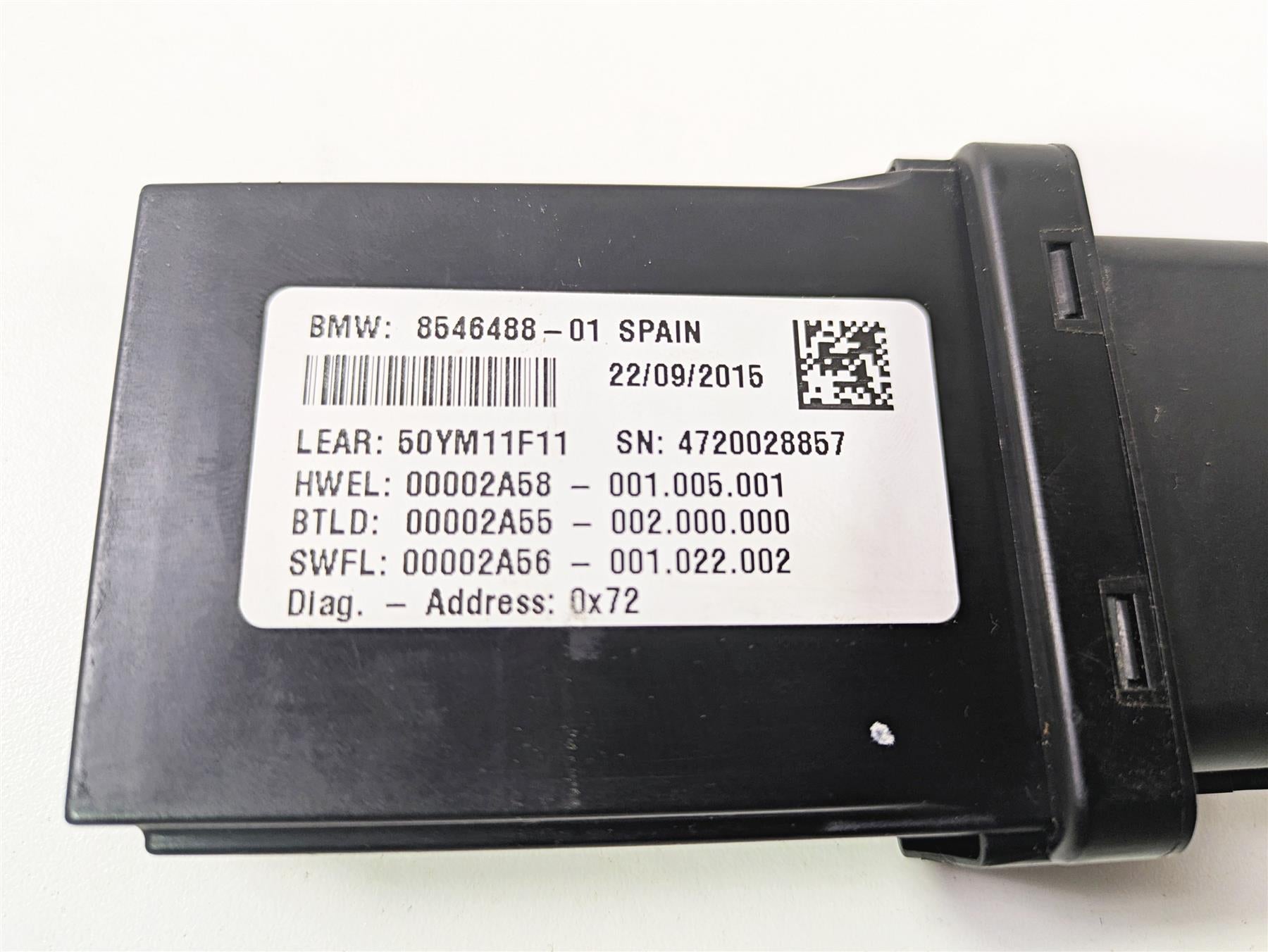 2016 BMW R1200RT K52 General Control Module "Light" 8546488 {{ shop.shopifyCountryName }} - Mototech271