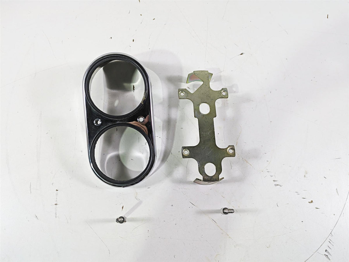 2003 Harley Dyna FXDL Low Rider 100TH Chrome Gauge Speedo Tacho Housing 67185-95 {{ shop.shopifyCountryName }} - Mototech271