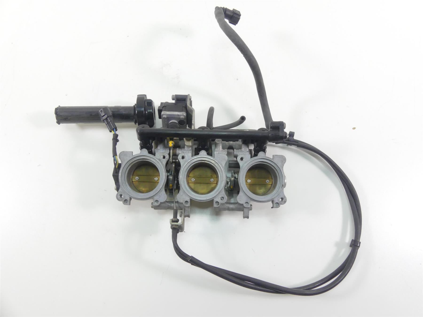 2006 Triumph Daytona 675 Keihin Throttle Body Bodies & Grip Handle T1240478 {{ shop.shopifyCountryName }} - Mototech271