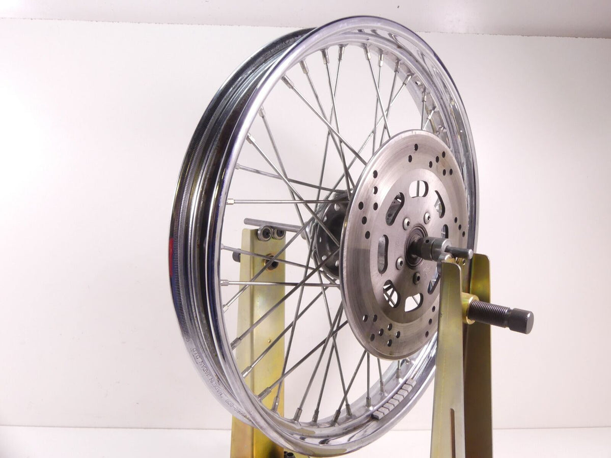 2004 Harley Softail FXSTSI Springer Front Wheel Rim 21x2.15 -Wobble 43676-05A {{ shop.shopifyCountryName }} - Mototech271