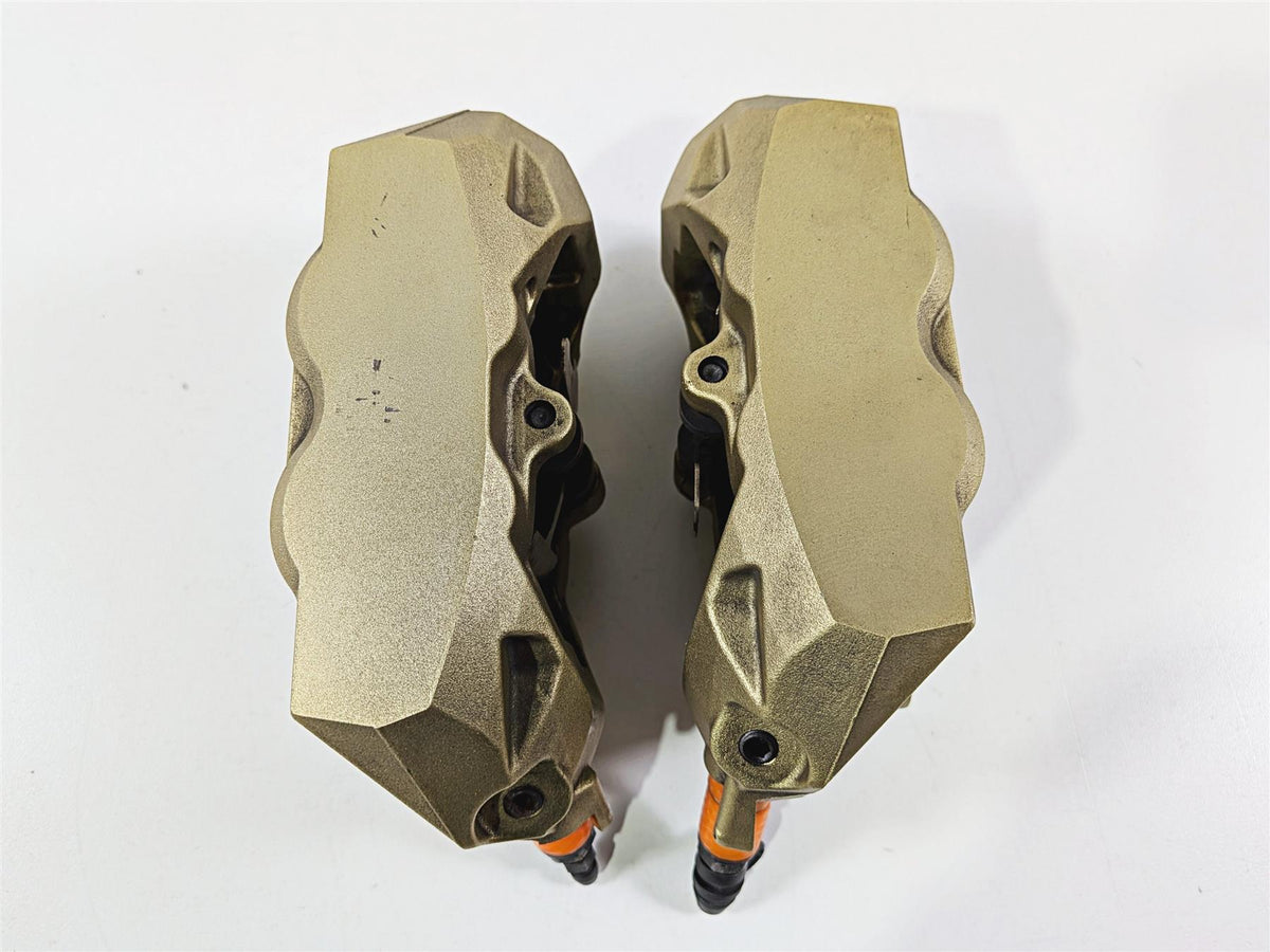 2016 Aprilia RSV 1100 Tuono V4 Factory Gold Brembo 100mm Front Brake Calipers {{ shop.shopifyCountryName }} - Mototech271