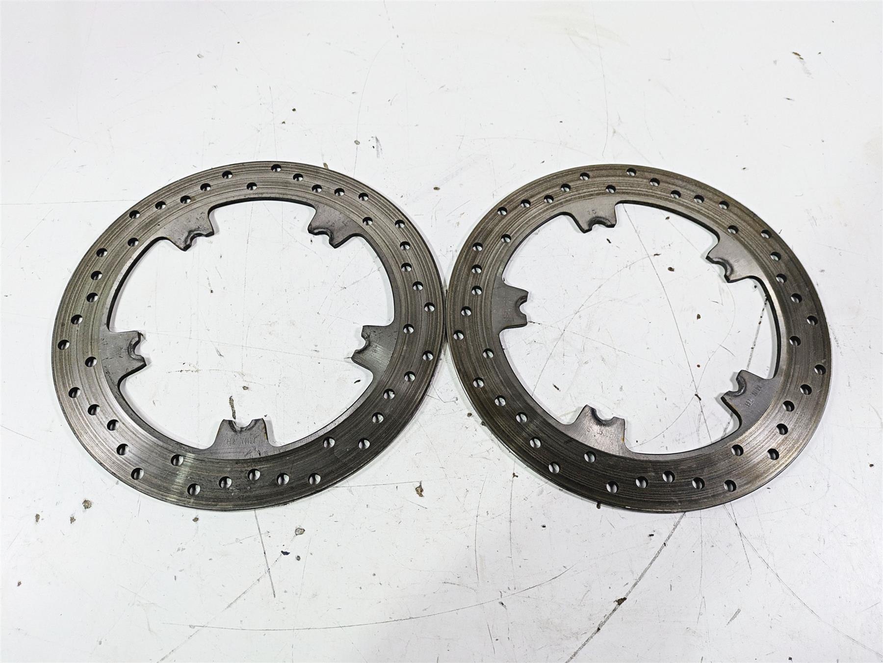 2012 Harley VRSCF Muscle V Rod Front Brake Rotor Disc Set 44553-06A {{ shop.shopifyCountryName }} - Mototech271