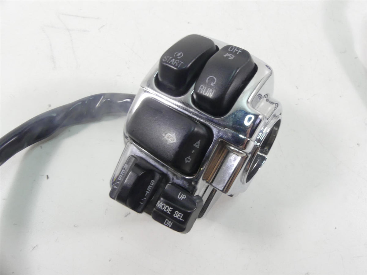 2010 Harley Touring FLHX Street Glide Left Right Chrome Control Switch 71682-06 {{ shop.shopifyCountryName }} - Mototech271