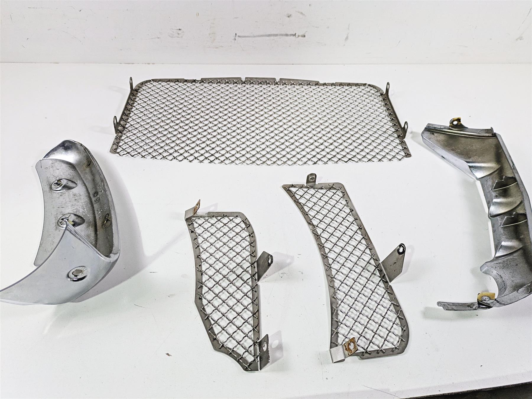 2006 Triumph Rocket 3 Radiator Chrome Radiator Cover Set T2108413 T2108414 {{ shop.shopifyCountryName }} - Mototech271