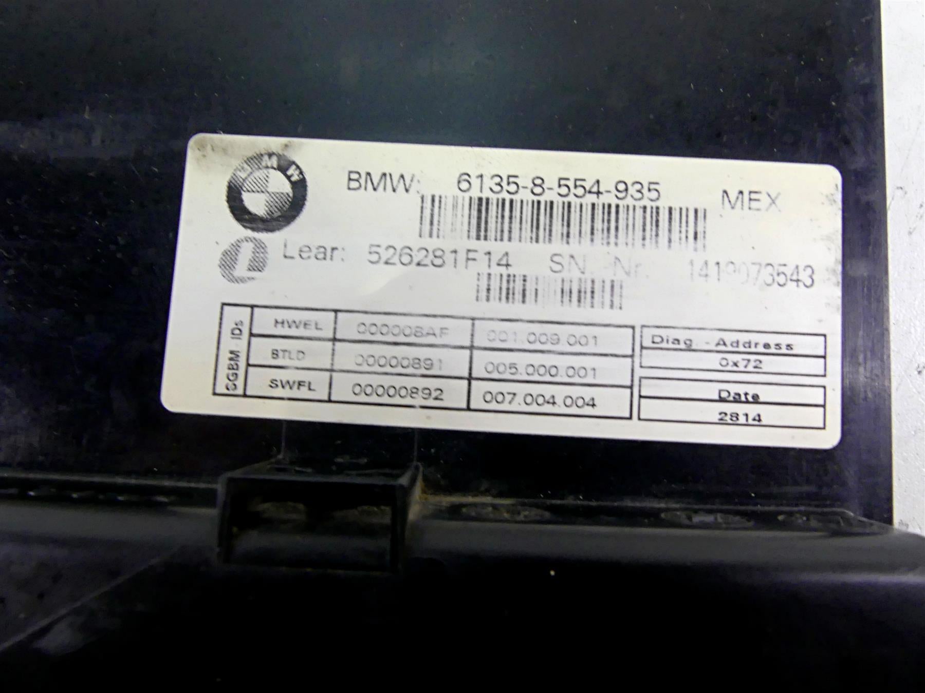 2015 BMW R1200GS GSW K50 Basic Ecu Module Electrical Control Unit 61358554935 {{ shop.shopifyCountryName }} - Mototech271