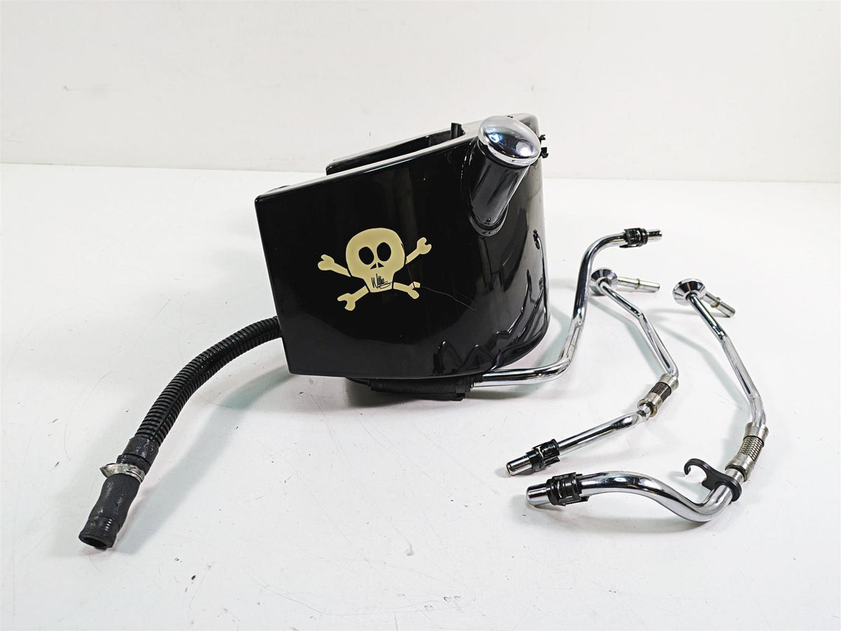 2009 Harley Softail FLSTSB Cross Bones Oil Tank Reservoir & Lines 62507-09DH {{ shop.shopifyCountryName }} - Mototech271
