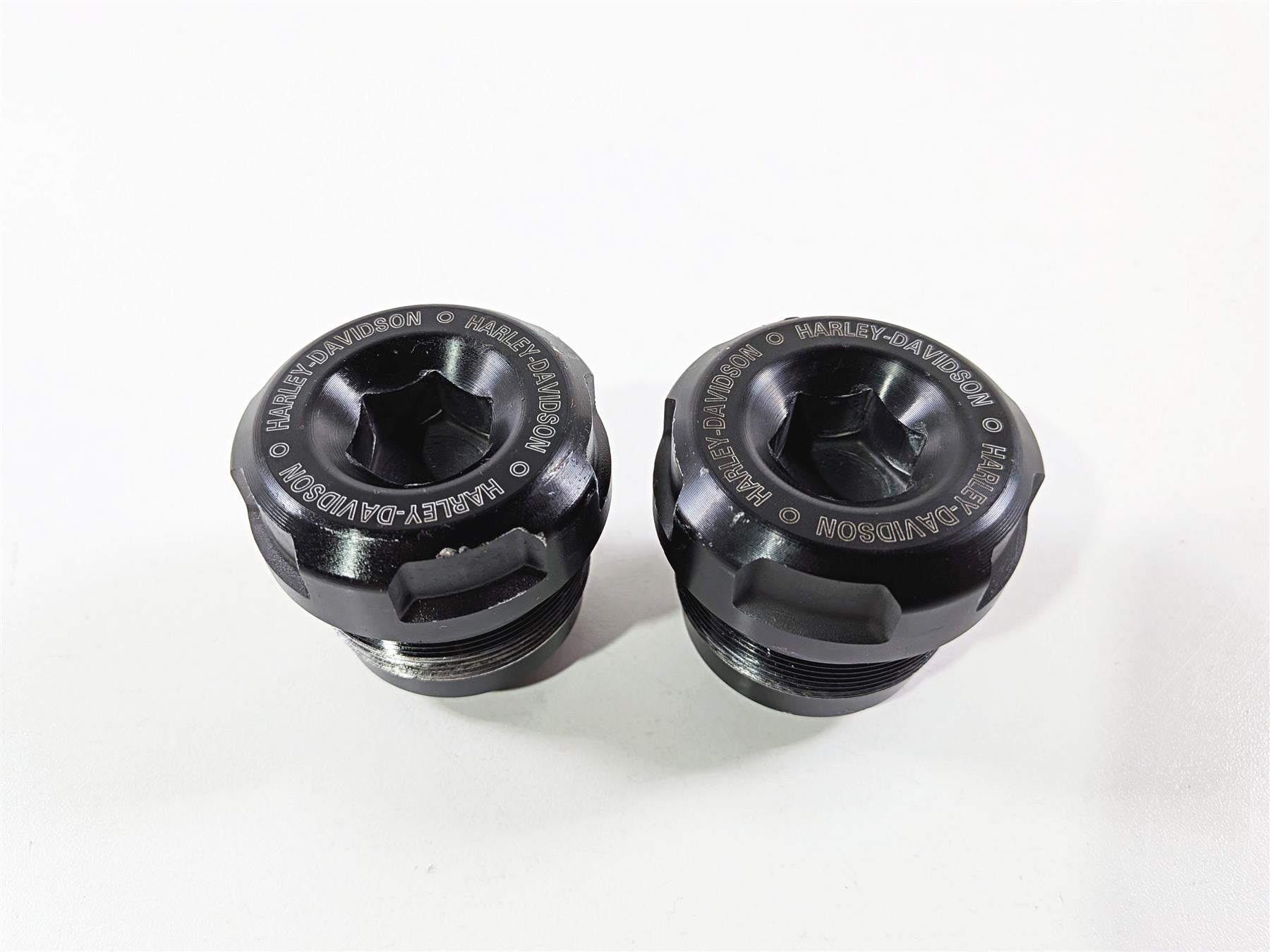 2024 Harley Softail FXLRST Low Rider Fork Tube Top Caps Nut Bolts Set 45500395 {{ shop.shopifyCountryName }} - Mototech271