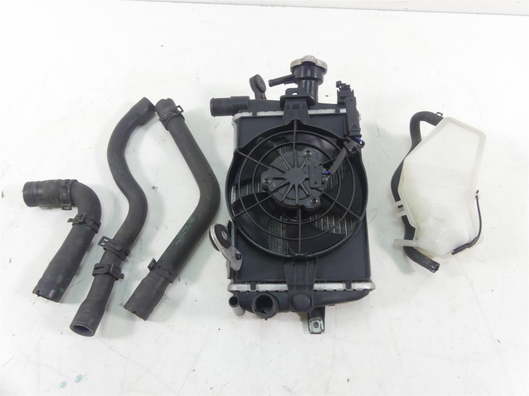 2017 BMW R1200GS GSW K50 Right Radiator Reservoir Fan & Cover Set 17118546416 | Mototech271